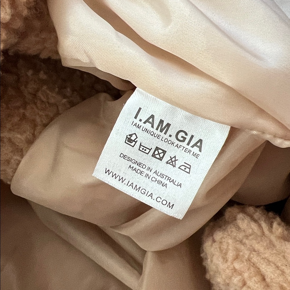 I.AM.GIA Pixie Teddy Sherpa Jacket Size XS - Picture 6 of 9